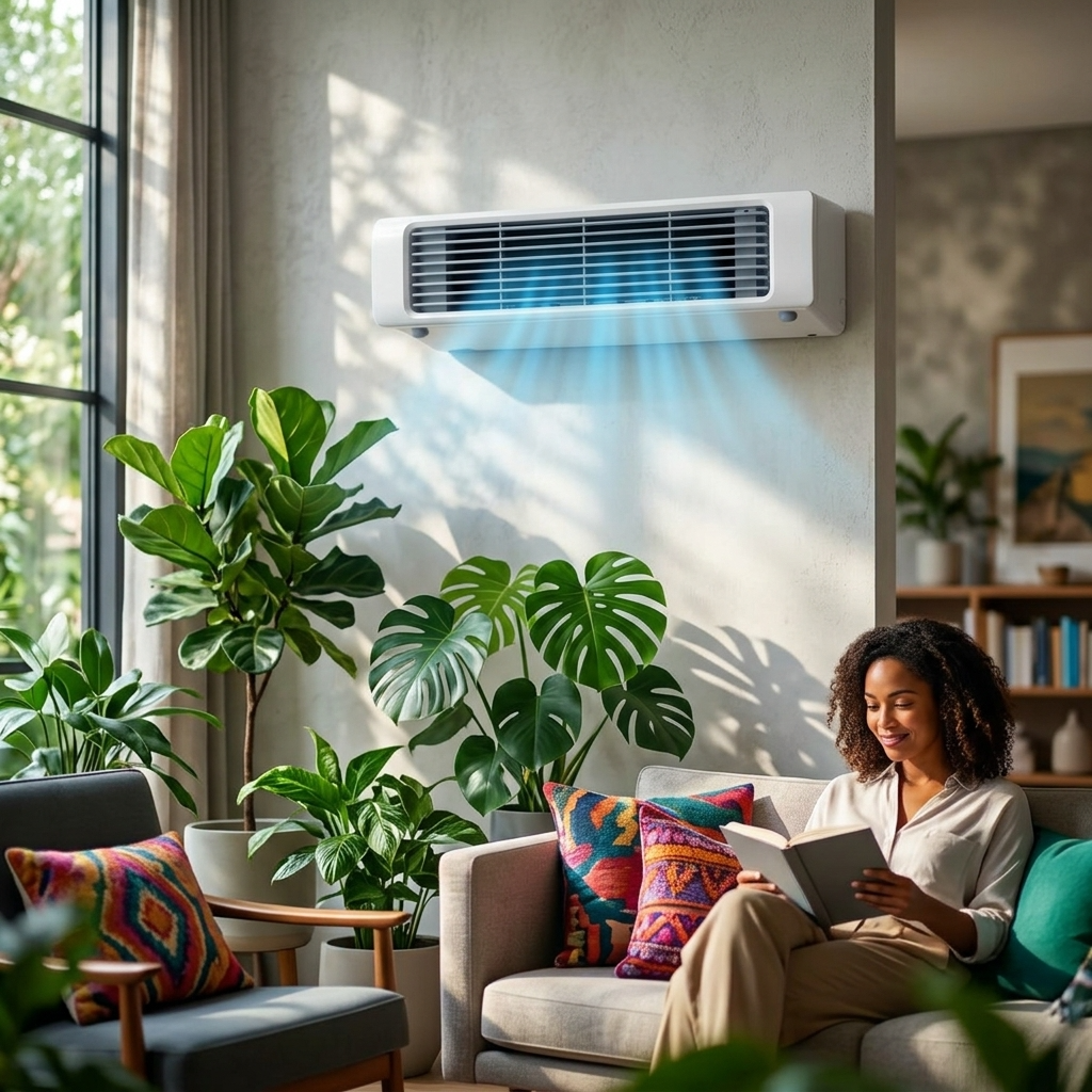 Illustration showing personal airflow