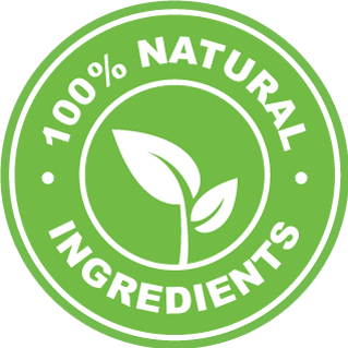 Natural ingredients claim icon provided by the seller